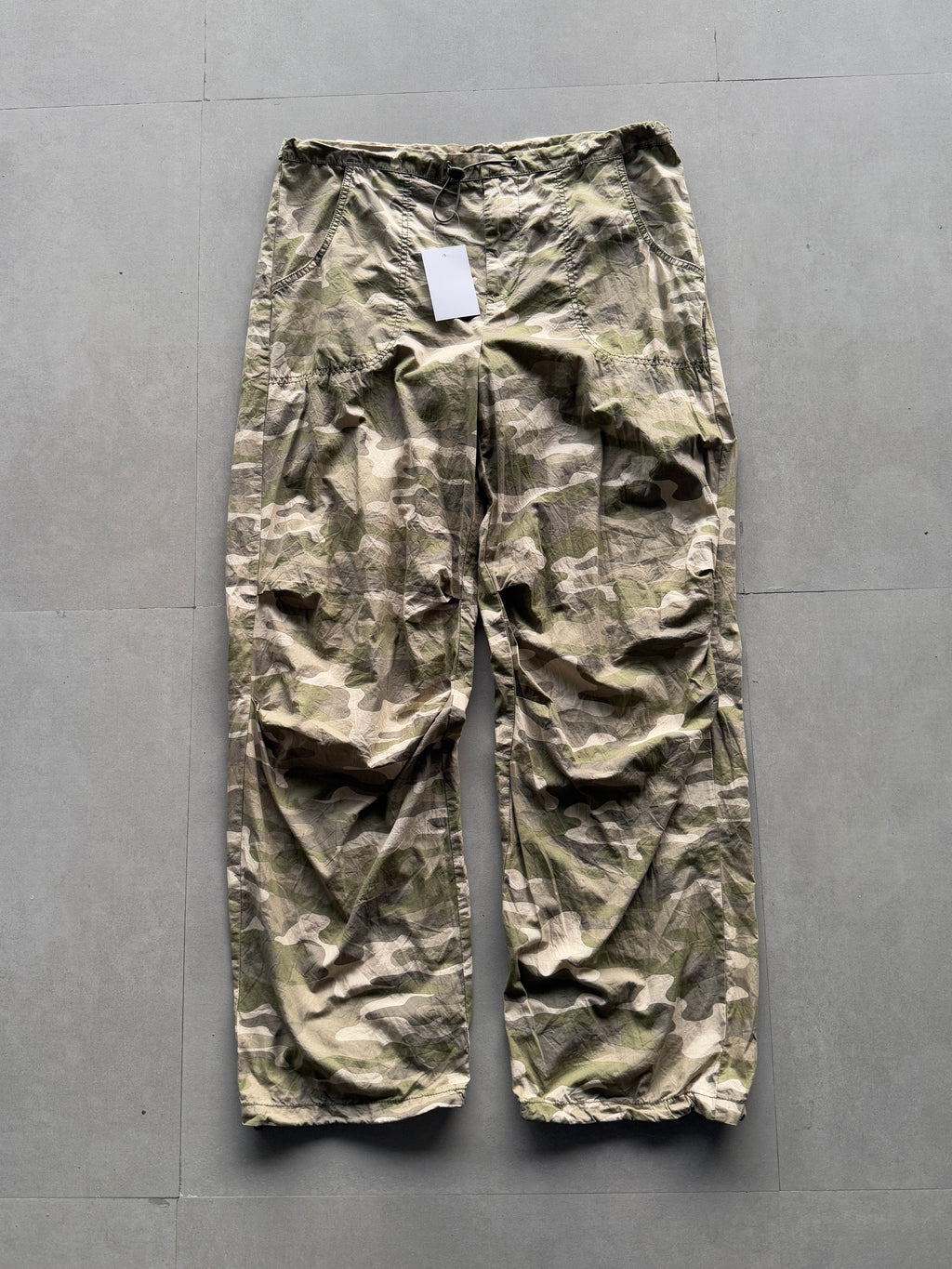BAGGY CAMOU CARGO PANT - L