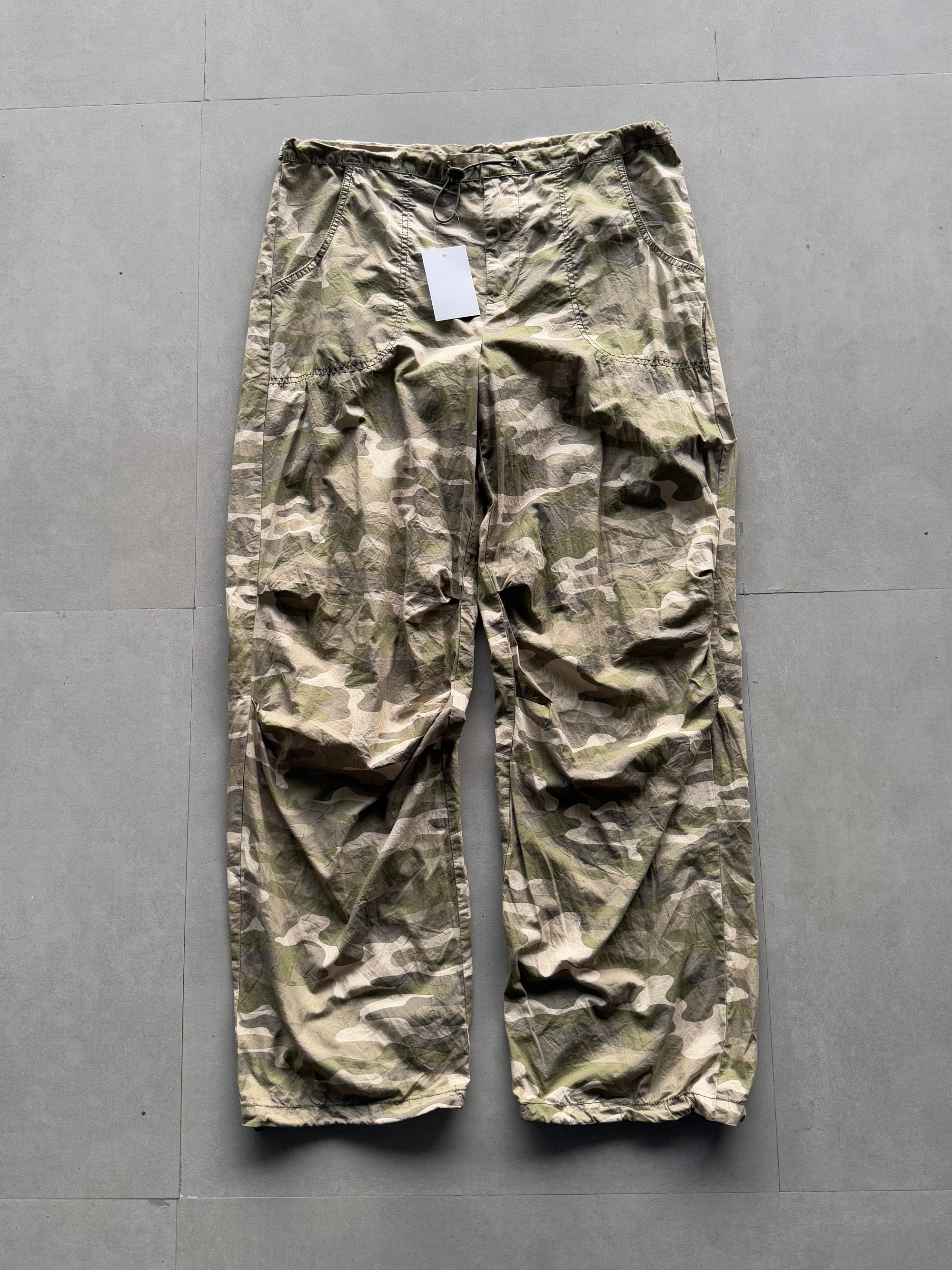 BAGGY CAMOU CARGO PANT - L