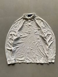 RALPH LAUREN FULL SLEEVE POLO SHIRT - L