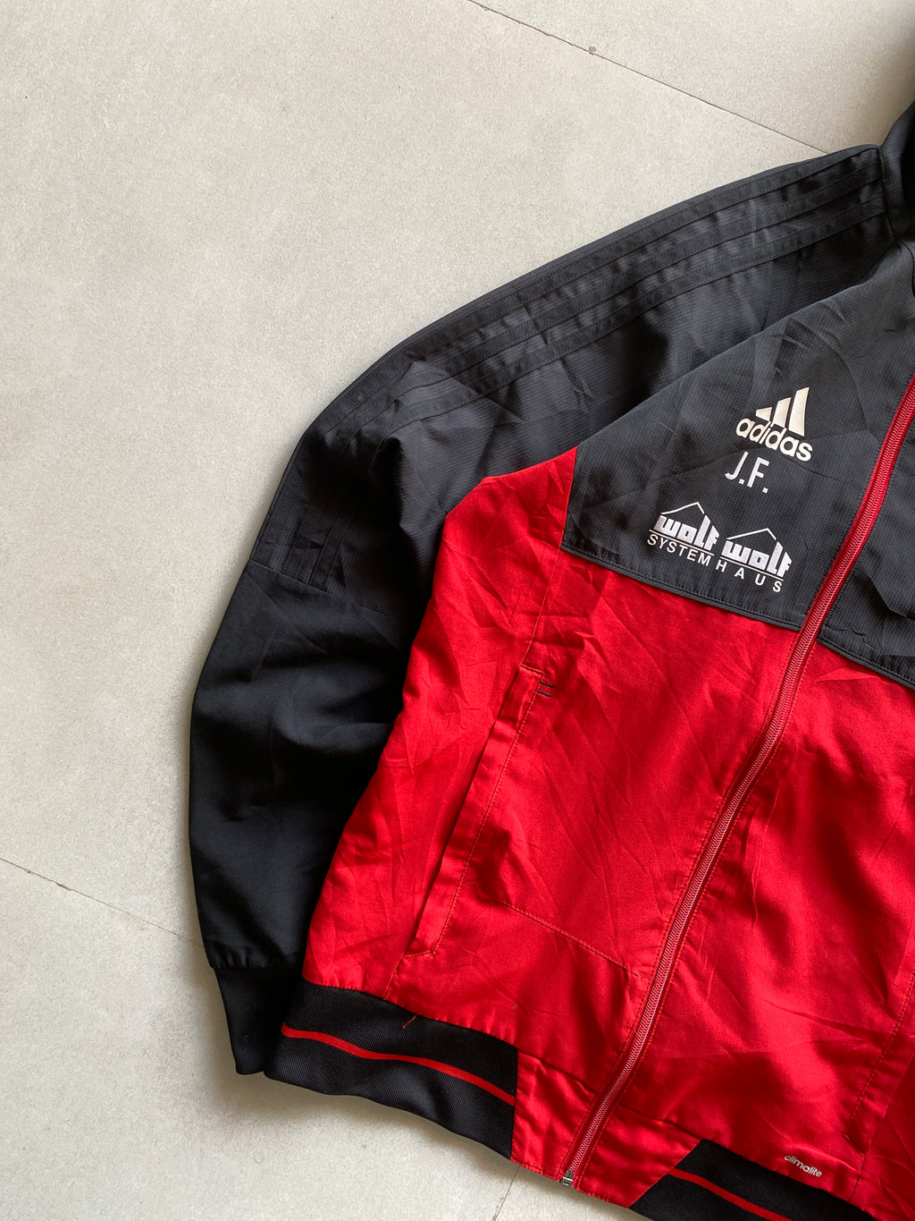 ADIDAS STRIPED JACKET - XS