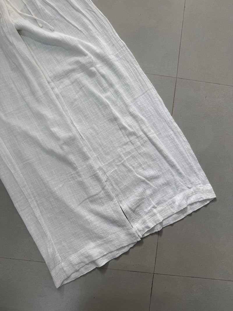 WIDE LEG LINEN PANT LNP - S MISSING