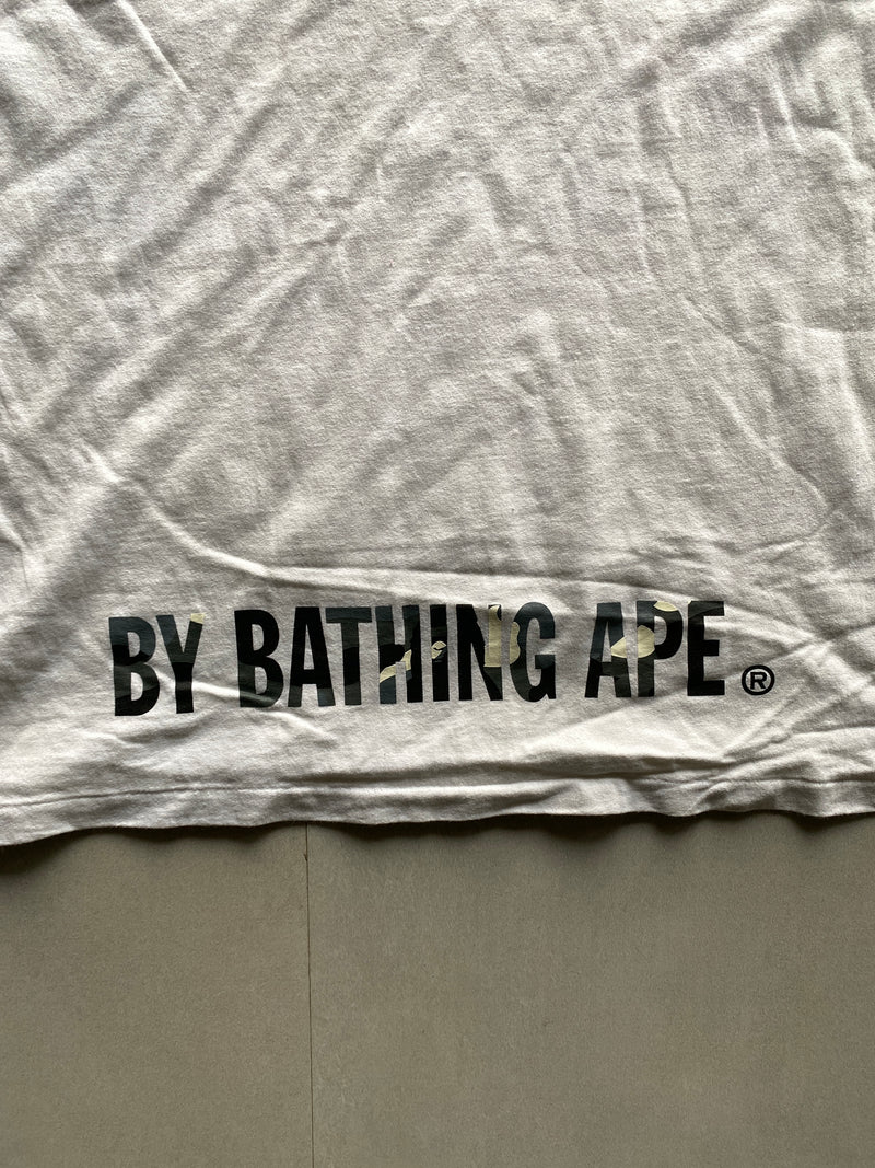 BAPE CAMO APE LOGO TEE - M