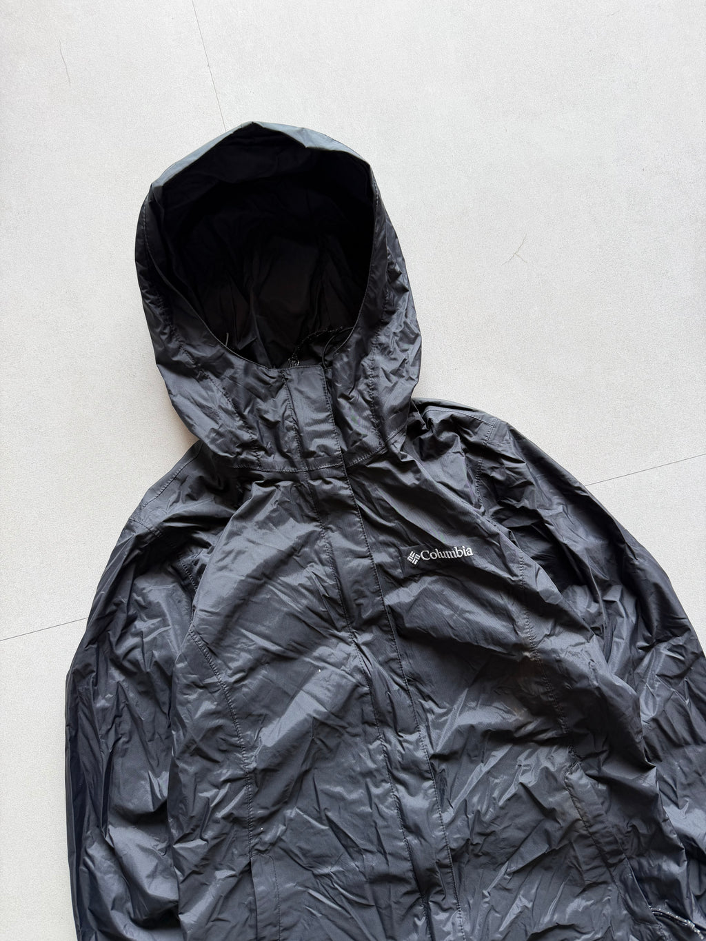COLUMBIA HOODED TREKKING JACKET - XS