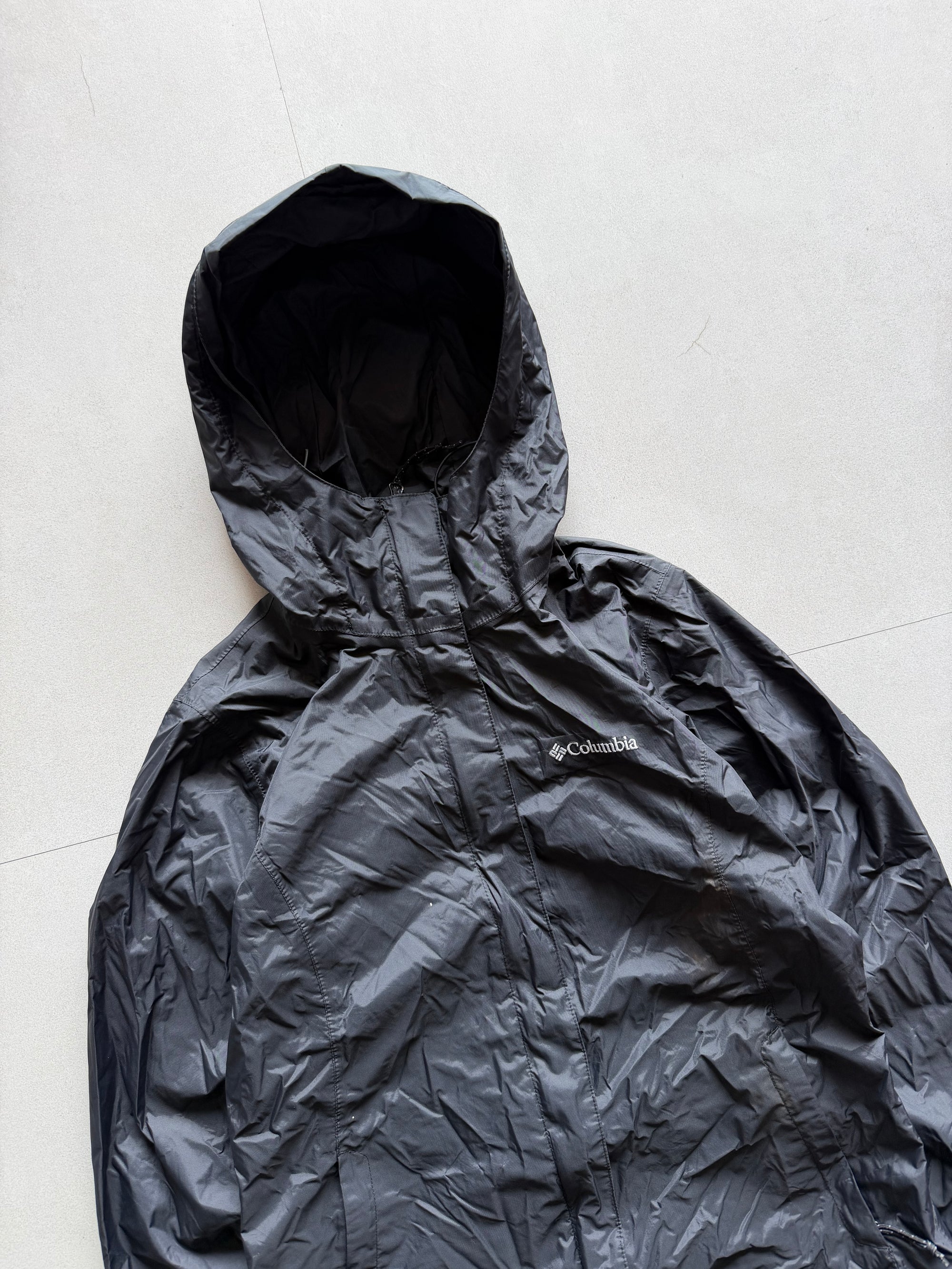 COLUMBIA HOODED TREKKING JACKET - XS