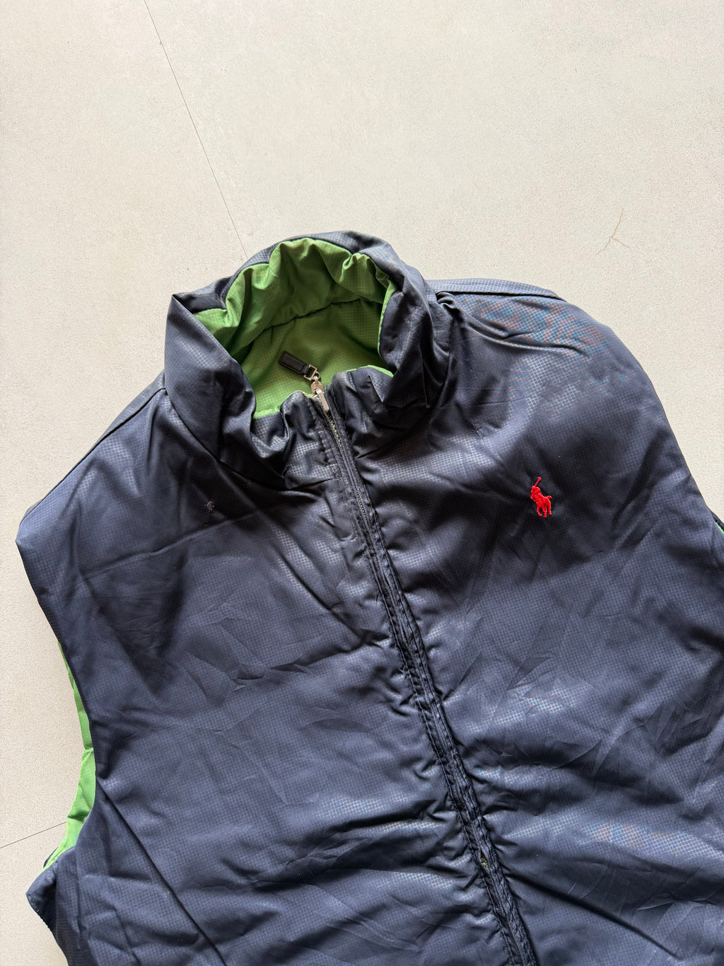 RALPH LAUREN REVERSIBLE PUFFER VEST - M