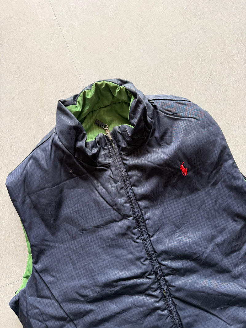 RALPH LAUREN REVERSIBLE PUFFER VEST - M