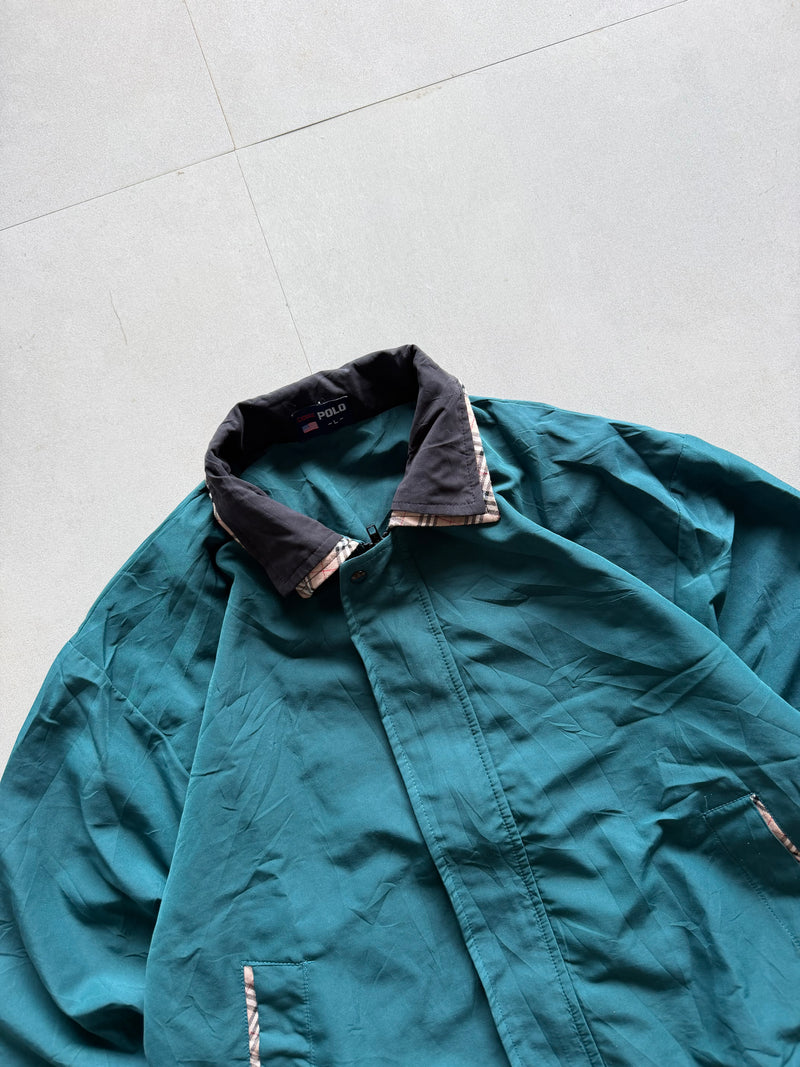 VINTAGE POLO BOMBER JACKET - L