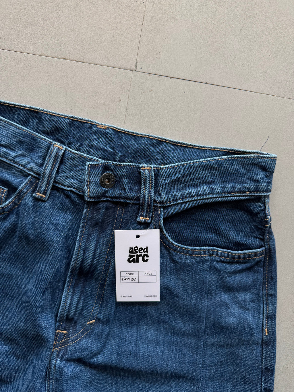 DN50 WIDELEG DENIM - M