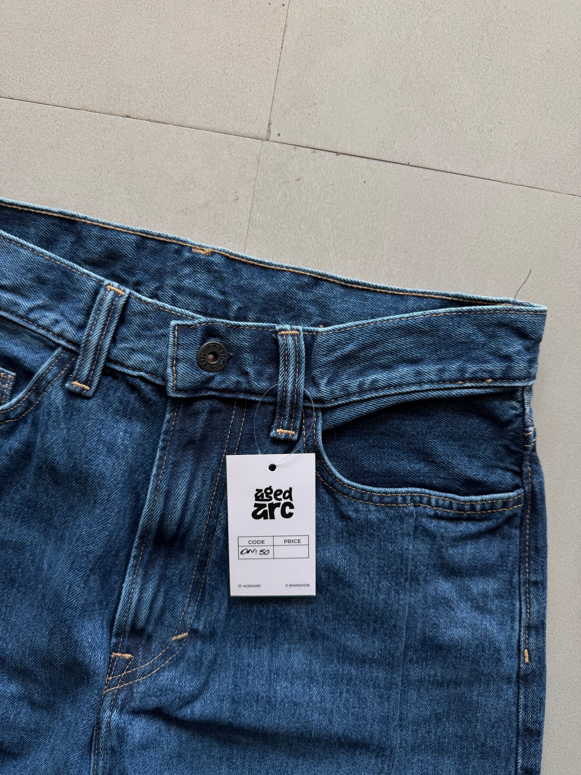 DN50 WIDELEG DENIM - M