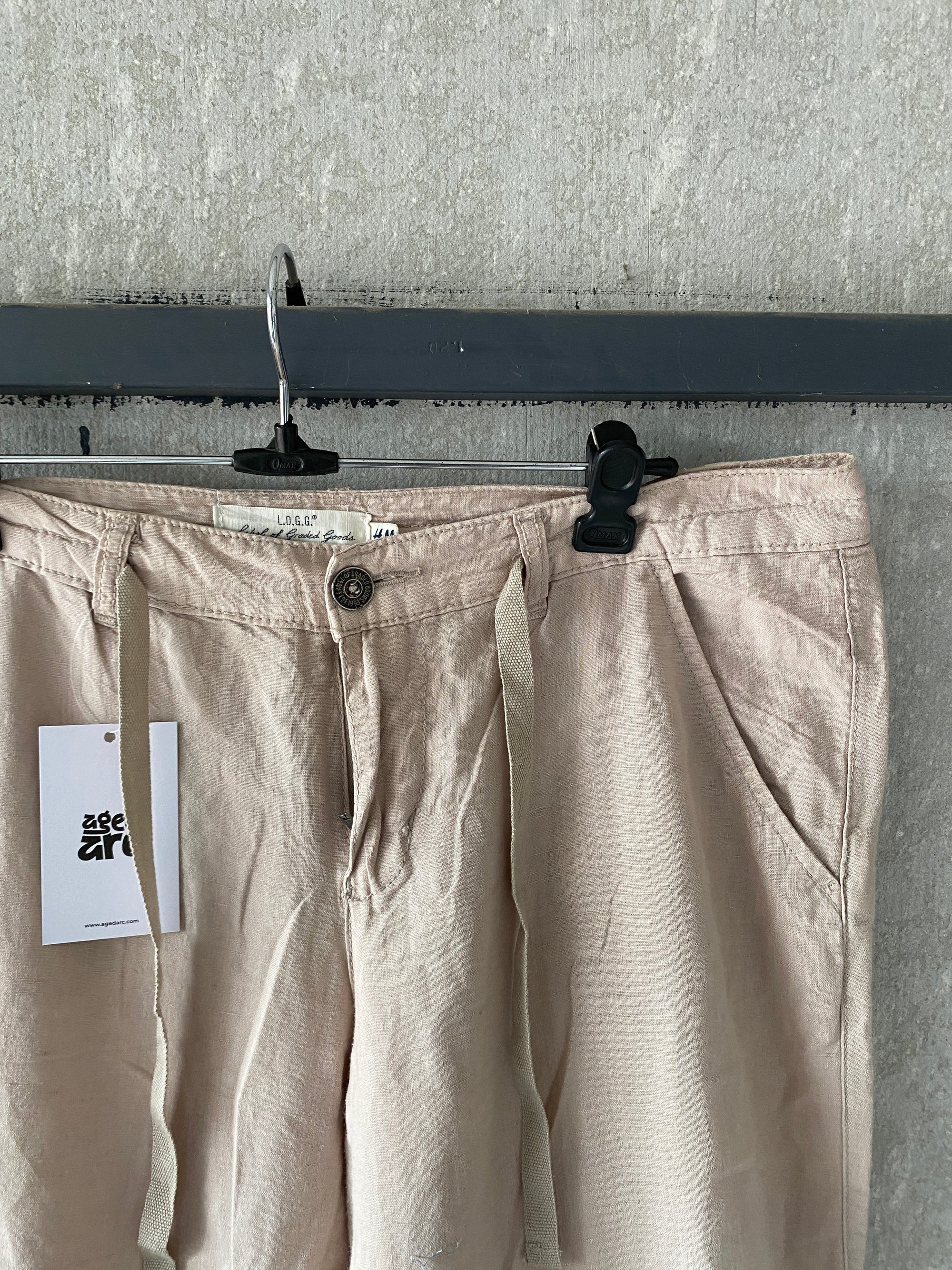 H&M BAGGY LINEN PANT