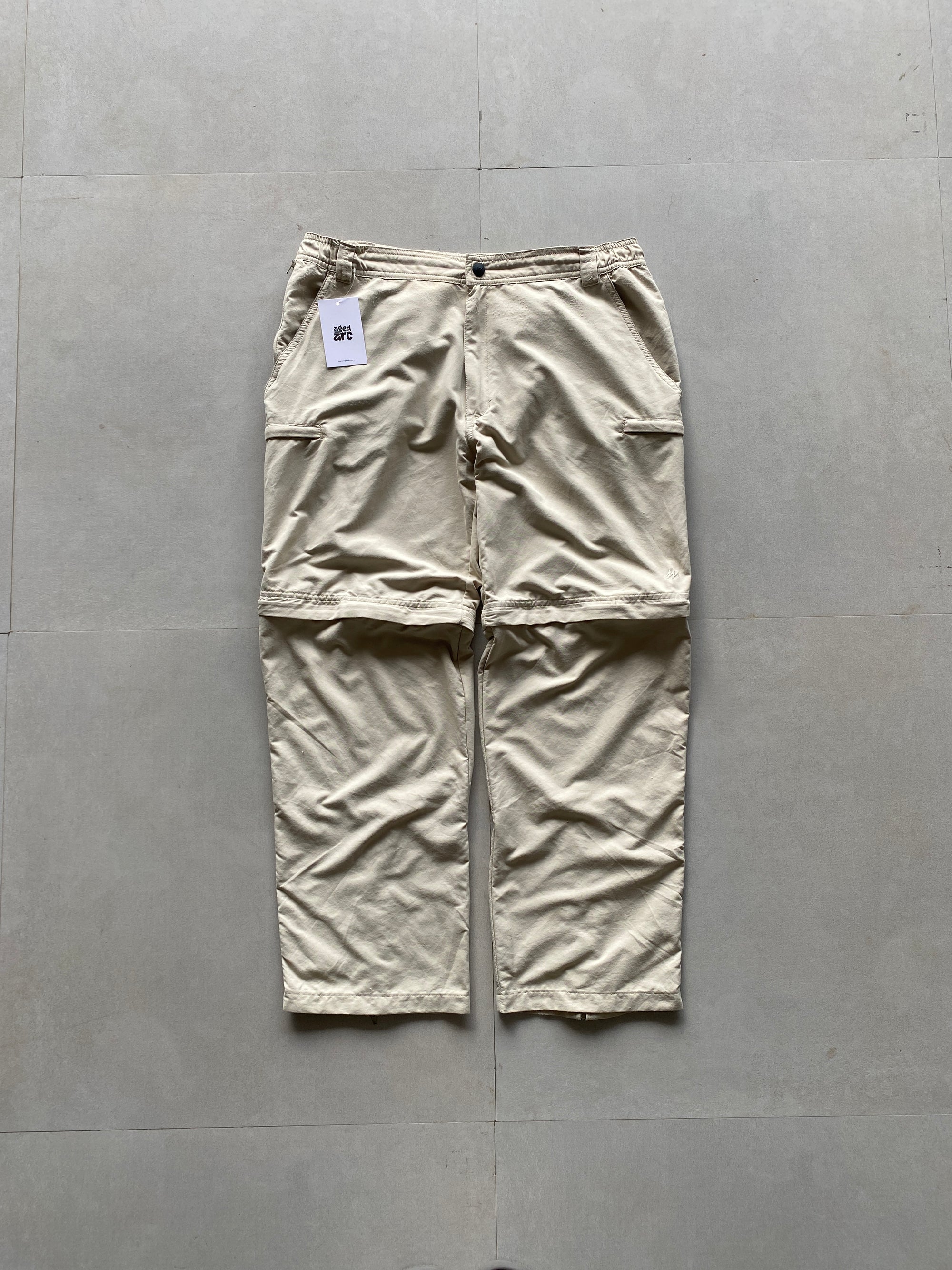 QUECHUA CONVERTIBLE OUTDOOR PANT - L