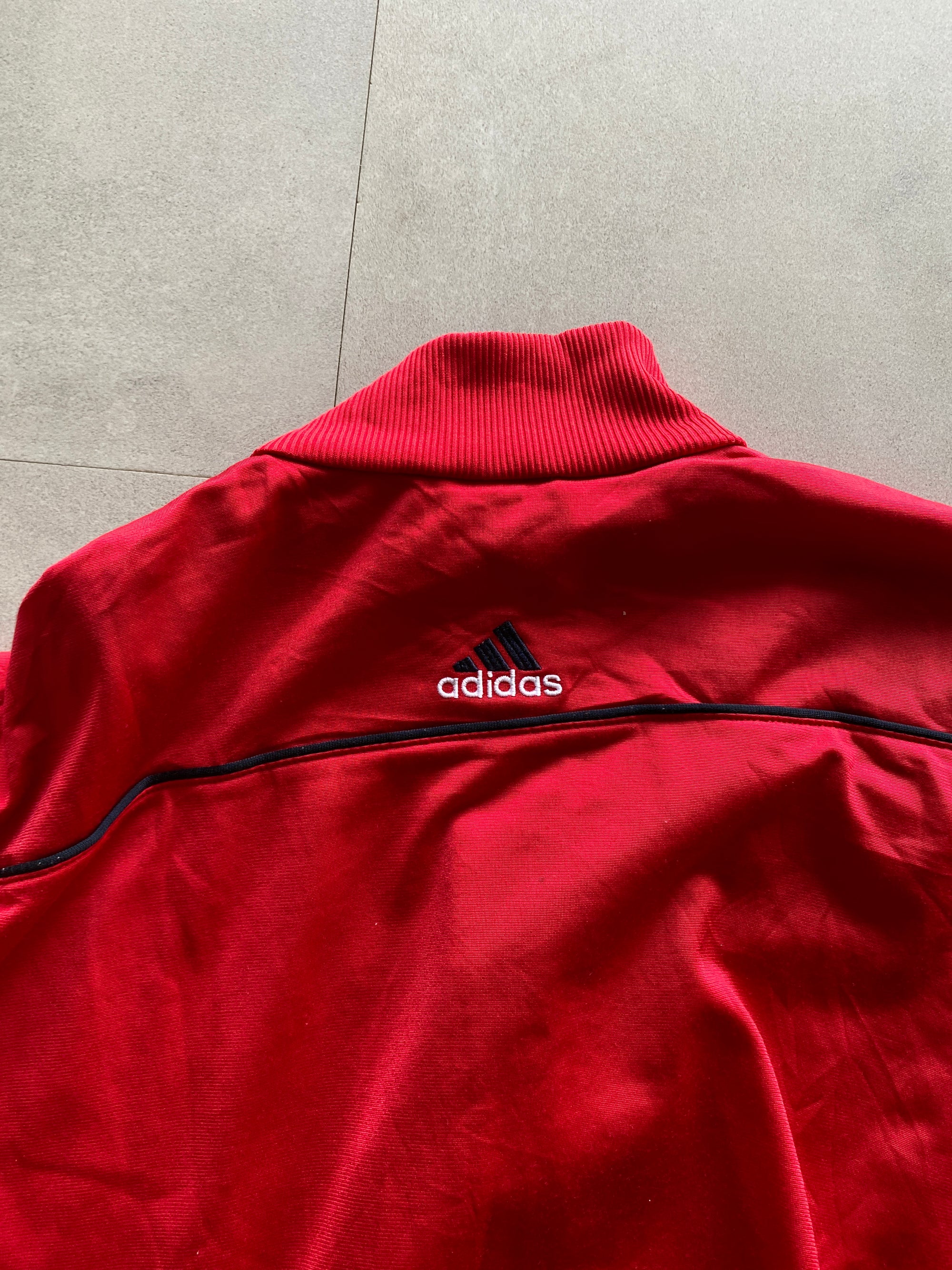 VINTAGE ADIDAS STRIPED JACKET - M