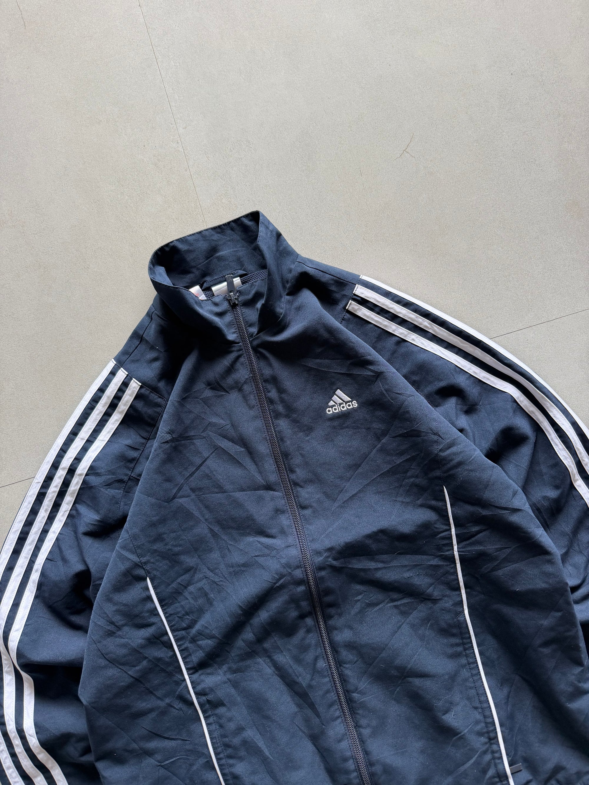 VINTAGE ADIDAS STRIPED JACKET - M