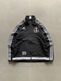 VINTAGE ADIDAS STRIPED JACKET - L