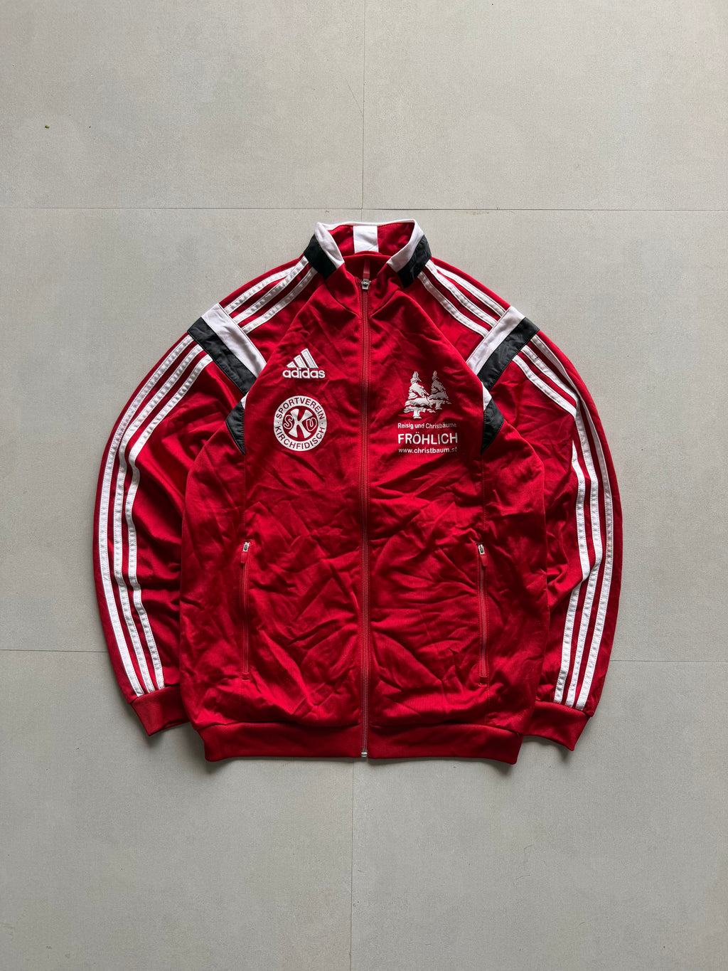 ADIDAS STRIPED JACKET - M