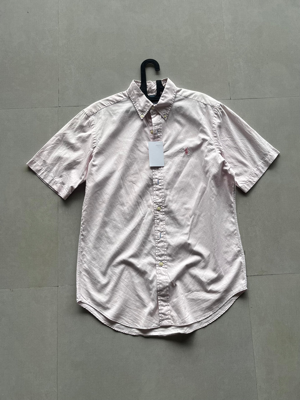 RALPH LAUREN PINK HALF SLEEVE - M
