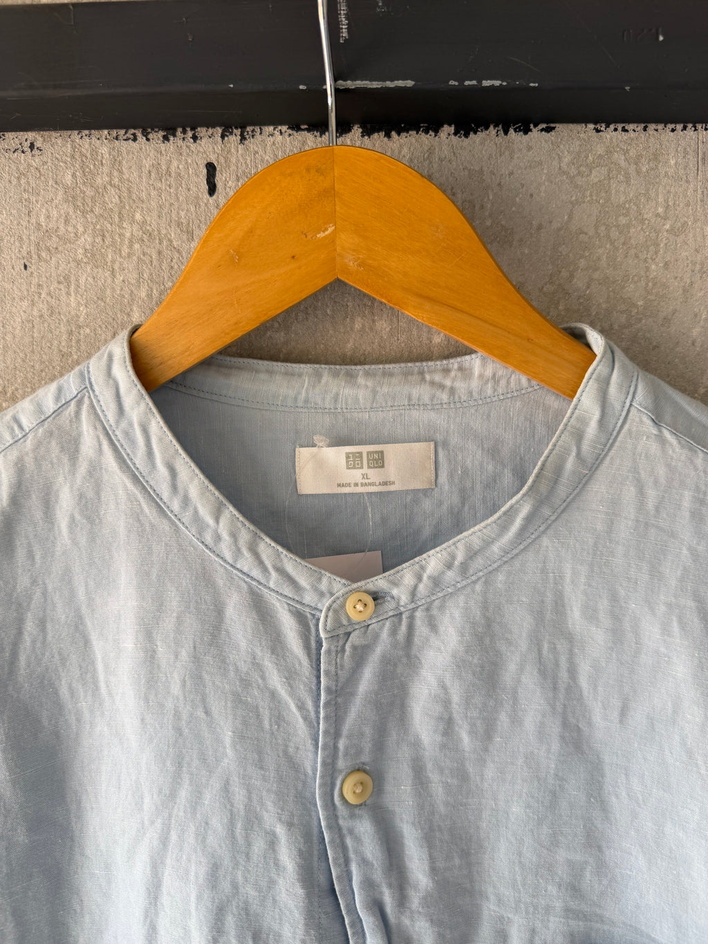 UNIQLO LINEN SHIRT SLN108 - L