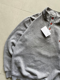 BURBERRY LONDON QUARTER ZIP SWETER - M