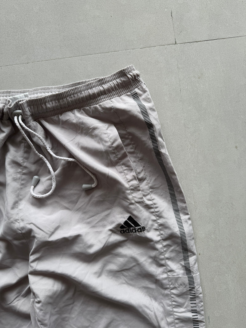 ADIDAS GREY TRACK PANTS - XL