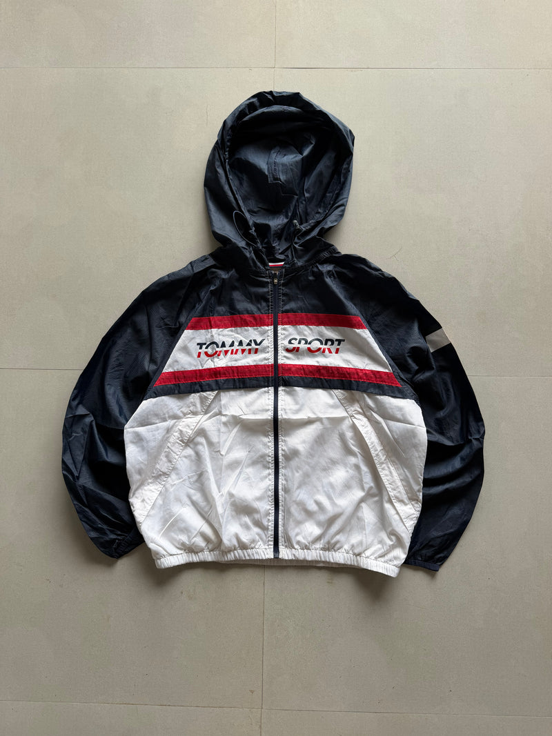 TOMMY SPORT HOODED JACKET - M