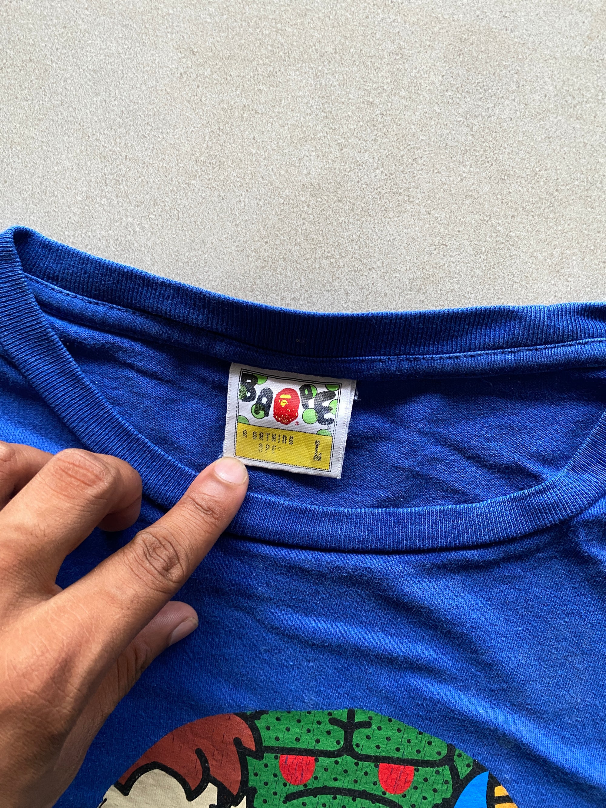 BAPE X DRAGON BALL Z BABY MILO TEE - M