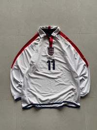 2003 UMBRO ENGLAND LONG SLEEVE JERSEY - L