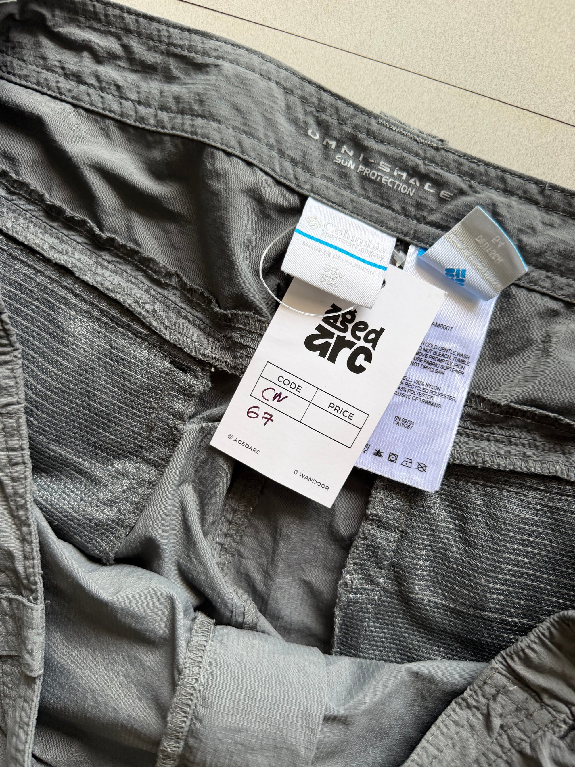 COLUMBIA BAGGY OUTDOOR PANT CN67 - XL