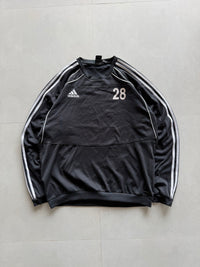 ADIDAS STRIPED PULL OVER - XL
