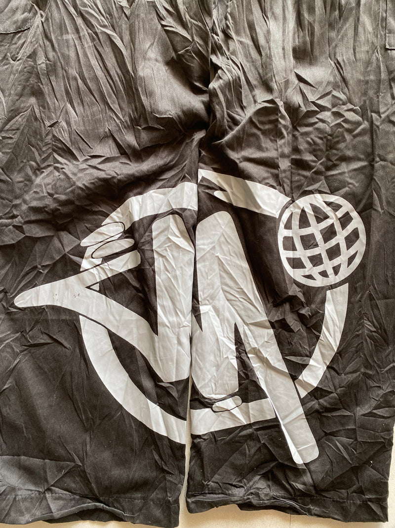 BAGGY PRINTED TRACK PANT - L