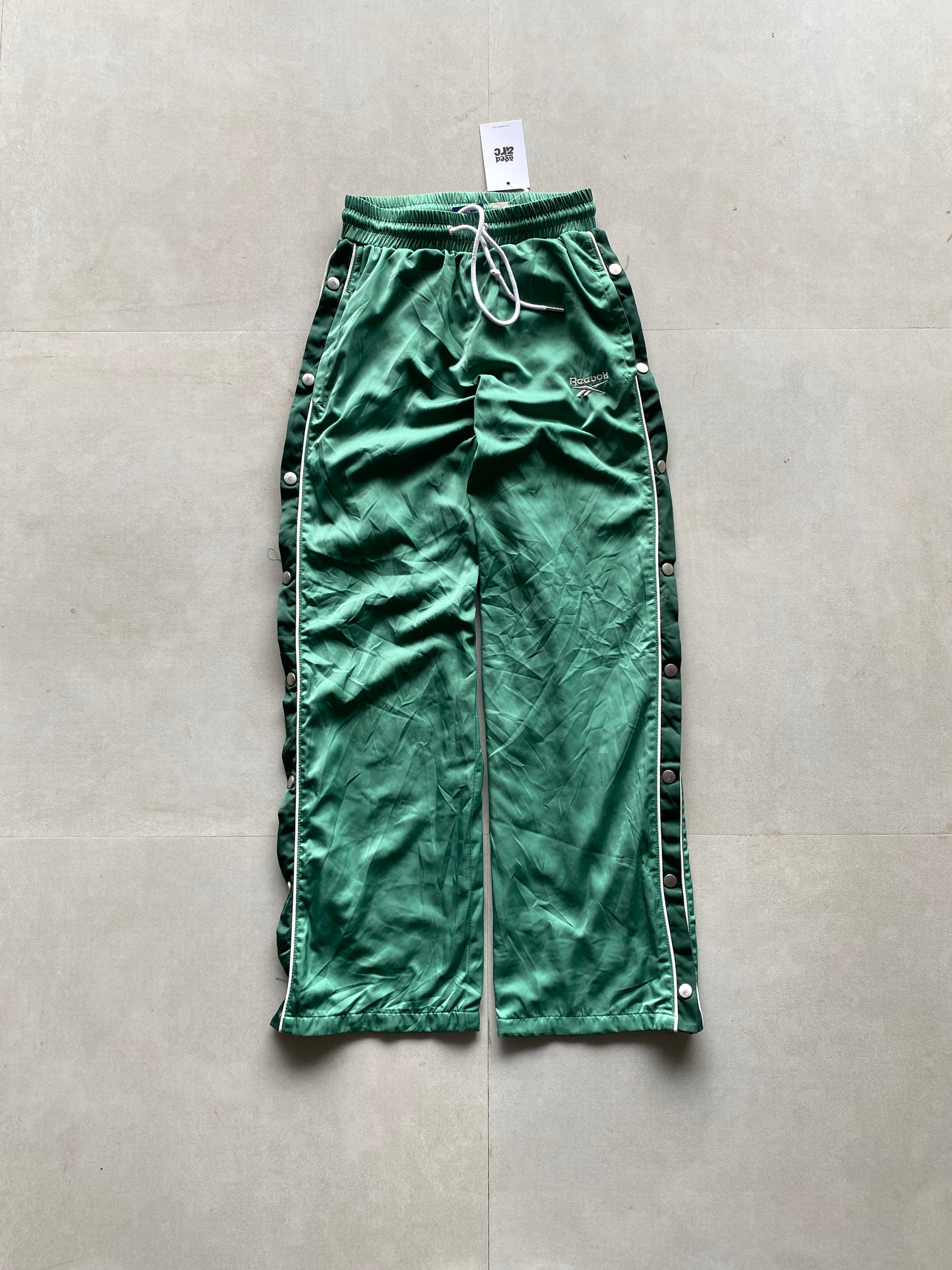 VINTAGE REEBOK BAGGY TRACK PANT - XS