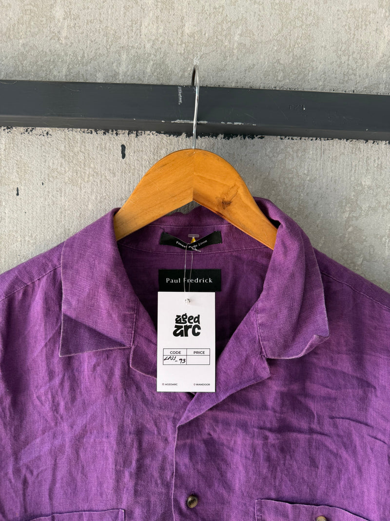 PAUL FREDRICK LINEN SHIRT SLN93 - XL