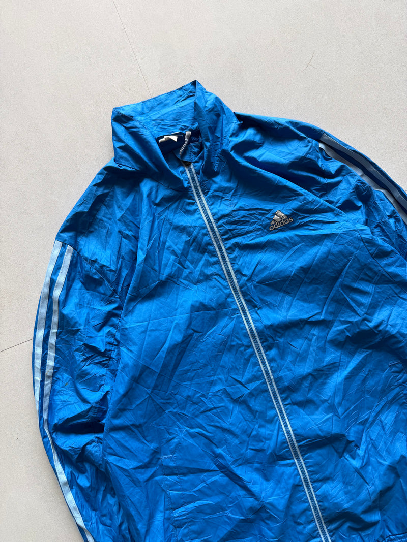 VINTAGE ADIDAS STRIPED JACKET - M