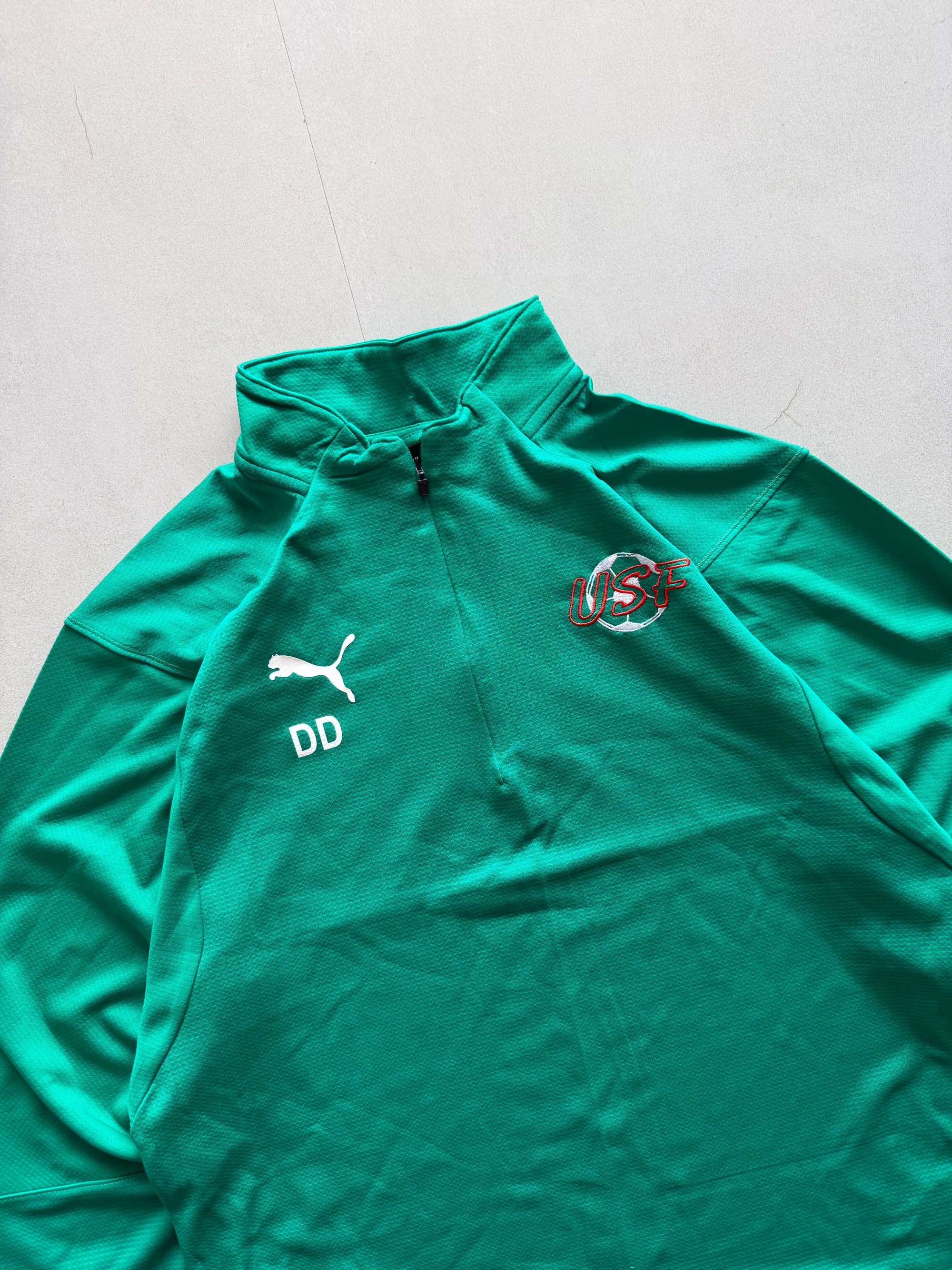 PUMA USF QUARTER ZIP - M
