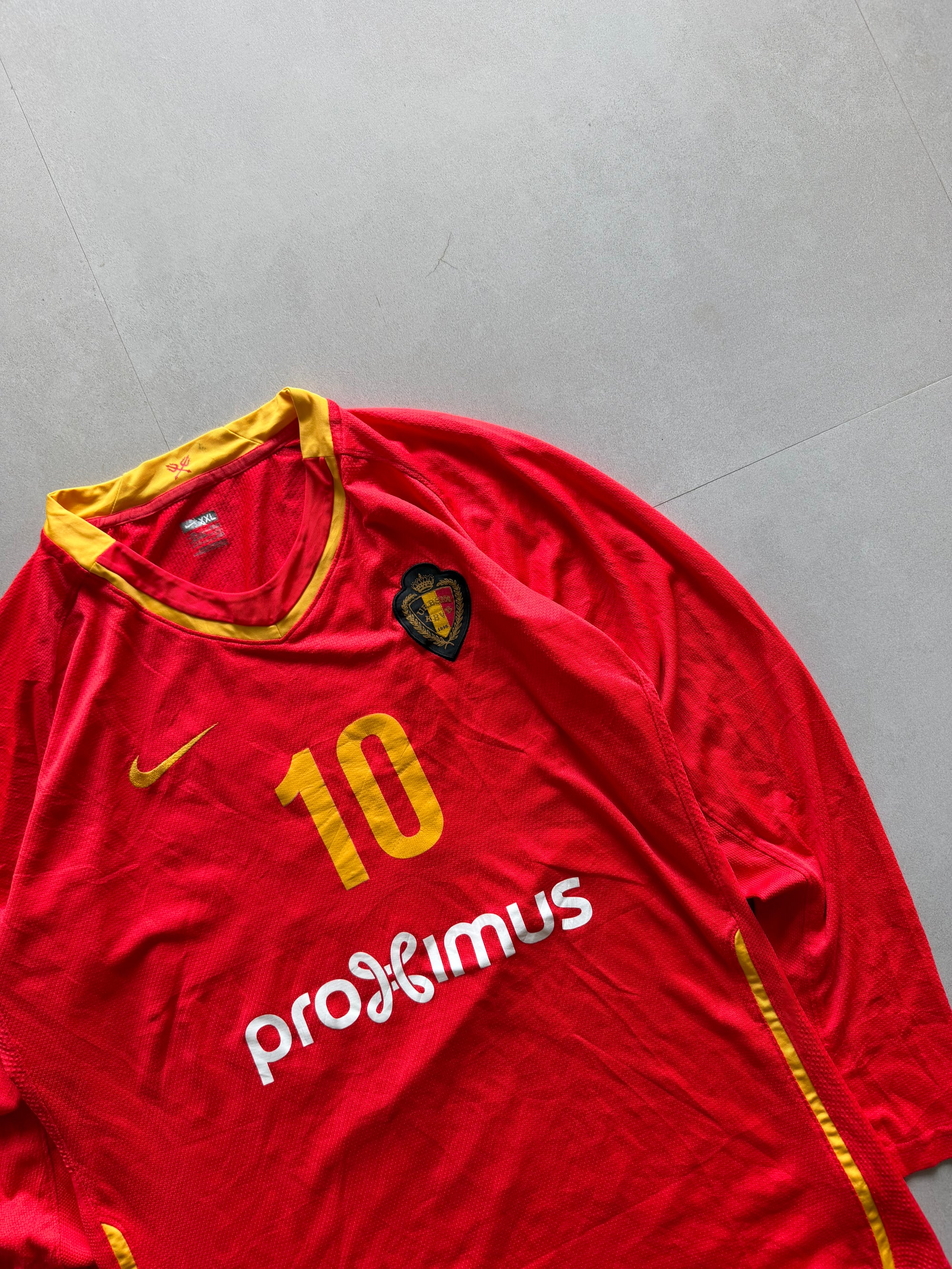 2002 NIKE BELGIUM PLAYER ISSUE JERSEY - M