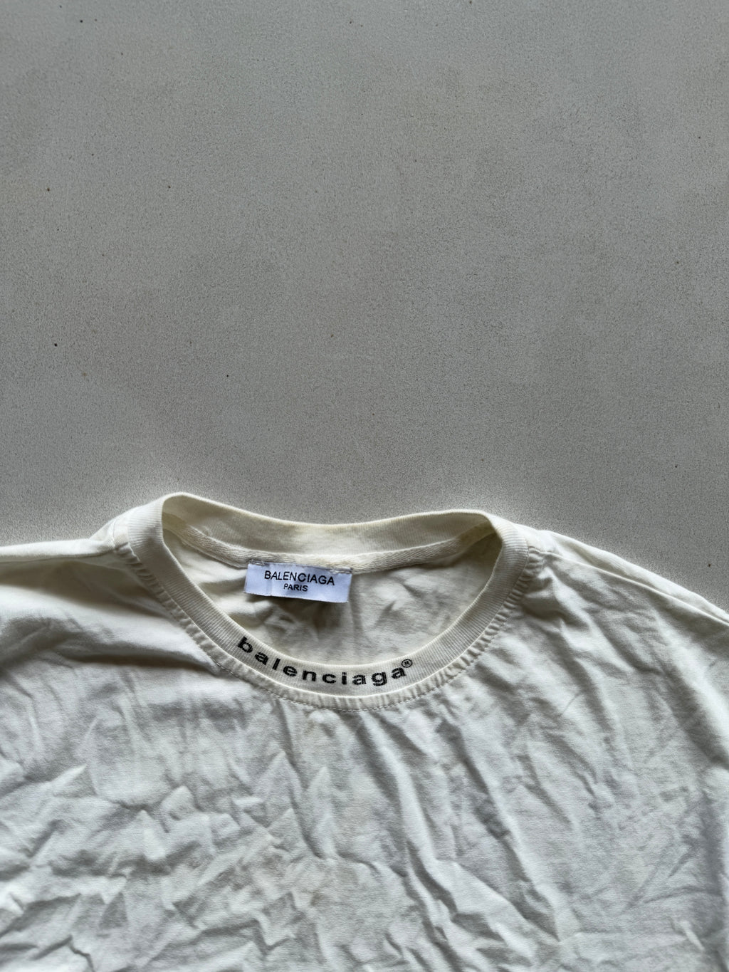 BALANCIAGA SPELL OUT TEE - M