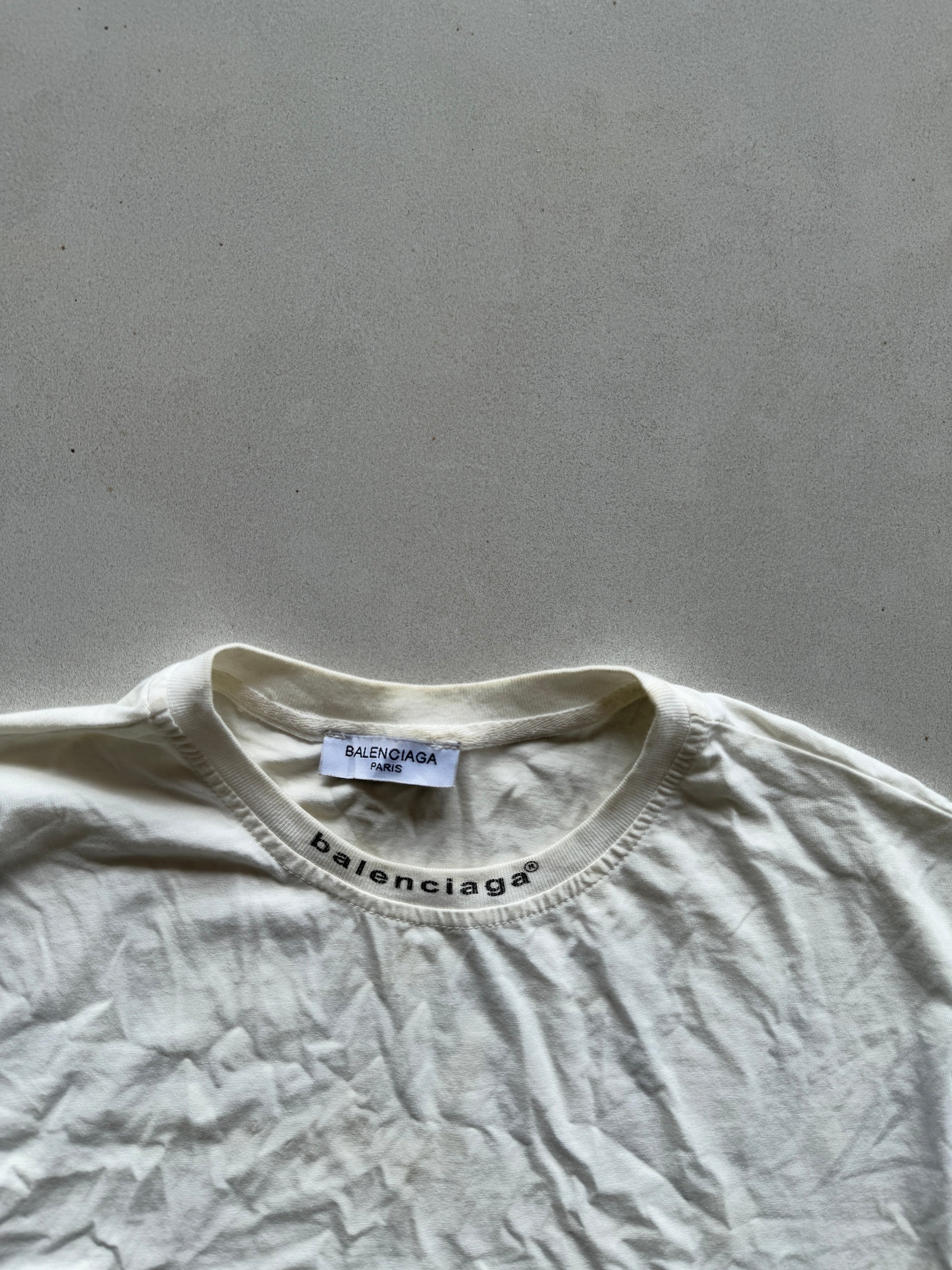 BALANCIAGA SPELL OUT TEE - M