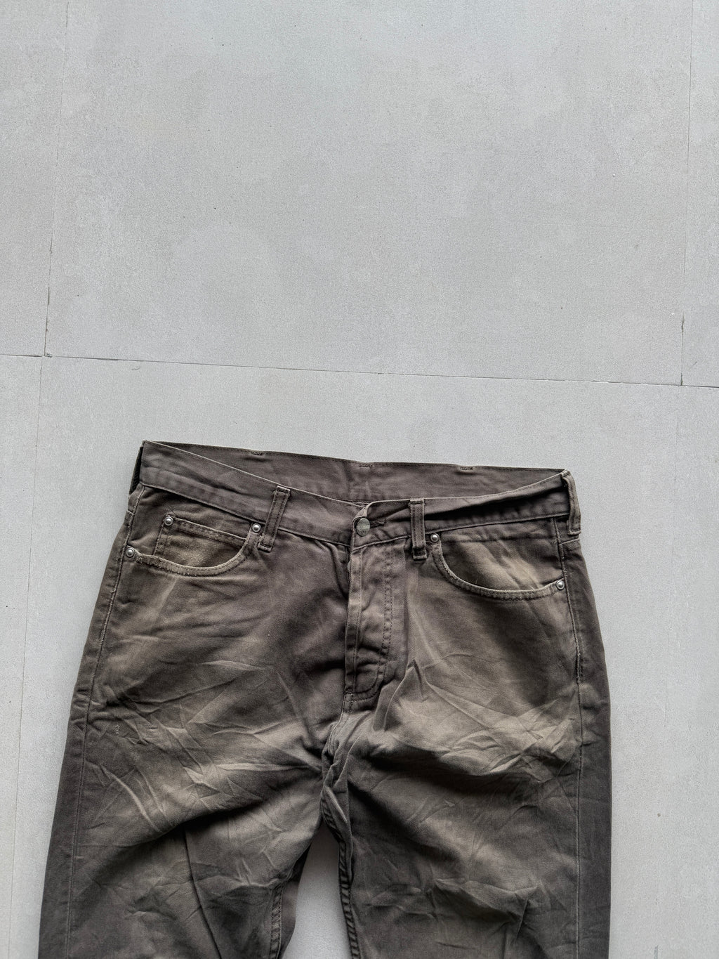 CARHARTT GREEN CARGO PANT - S