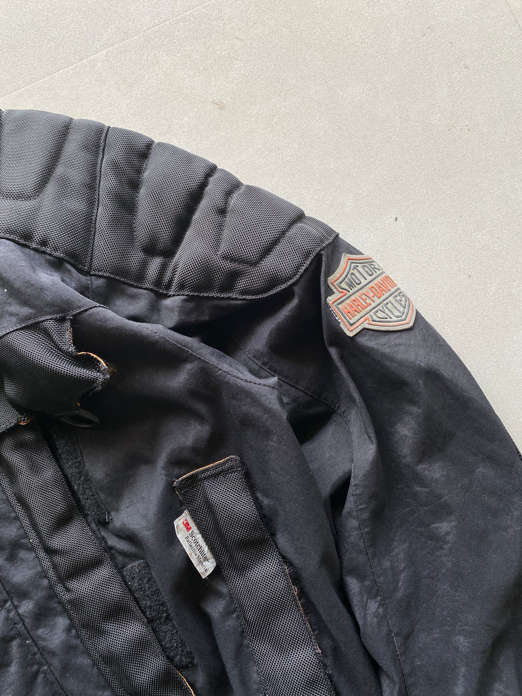 VINTAGE HARLEY DAVIDSON FXG MOTORCYCLE JACKET - XL