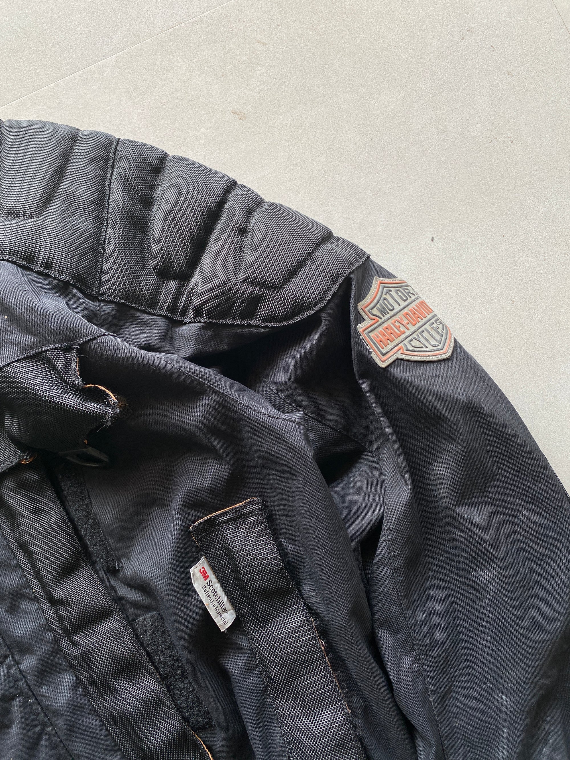 VINTAGE HARLEY DAVIDSON FXG MOTORCYCLE JACKET - XL