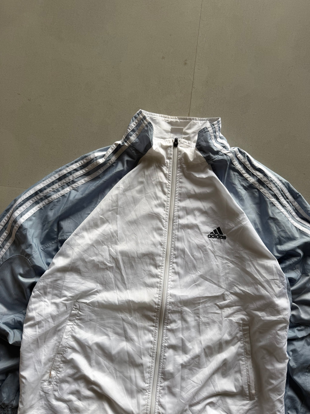 VINTAGE ADIDAS STRIPED JACKET - XL