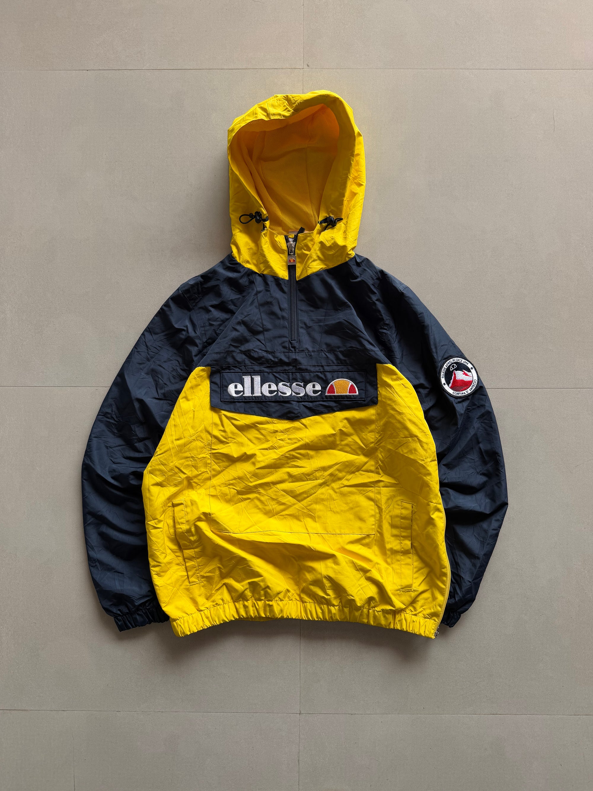 VINTAGE ELLESSE QUARTER ZIP JACKET - L