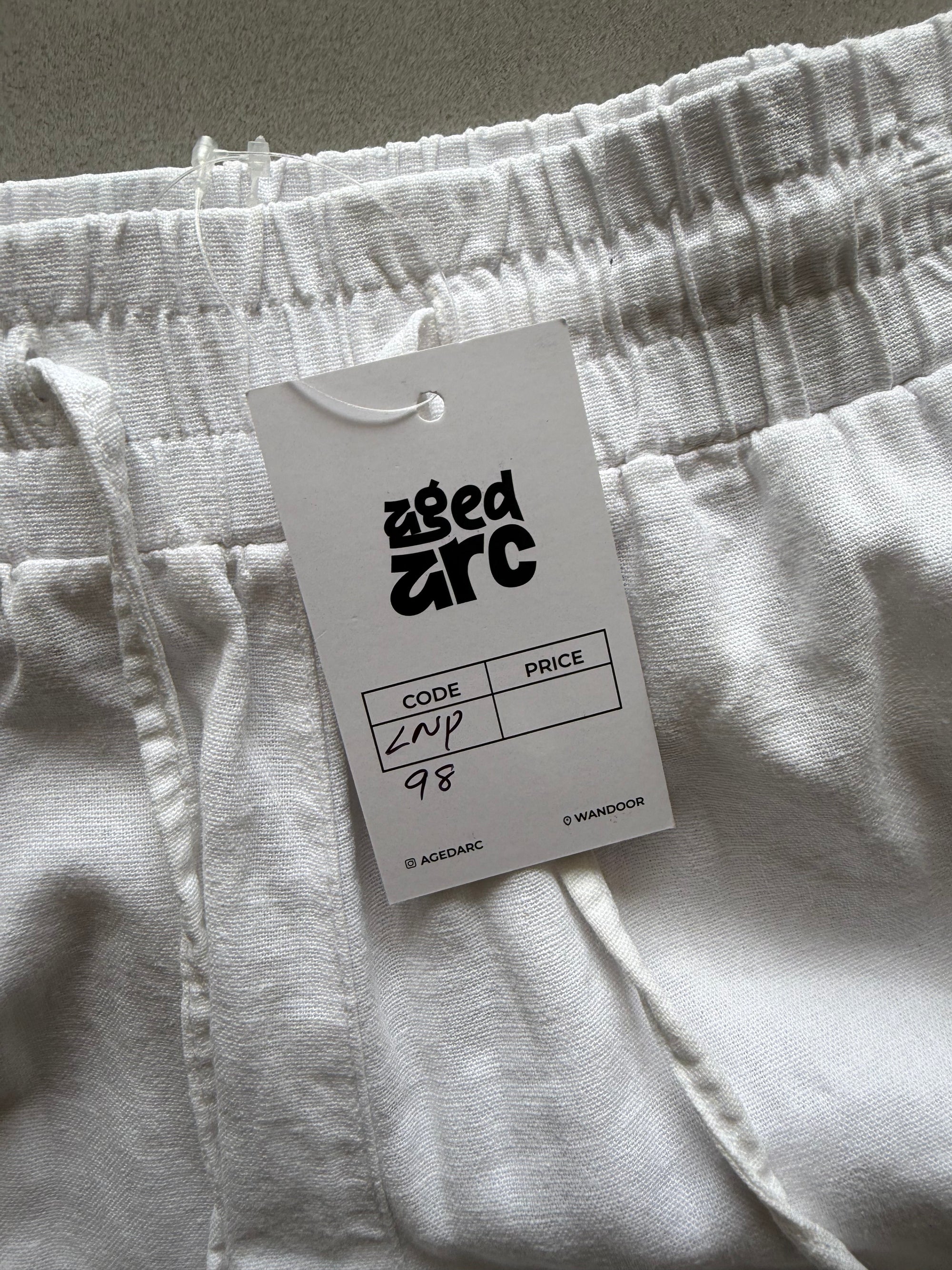 WIDE LEG LIINEN PANT LNP98 - S