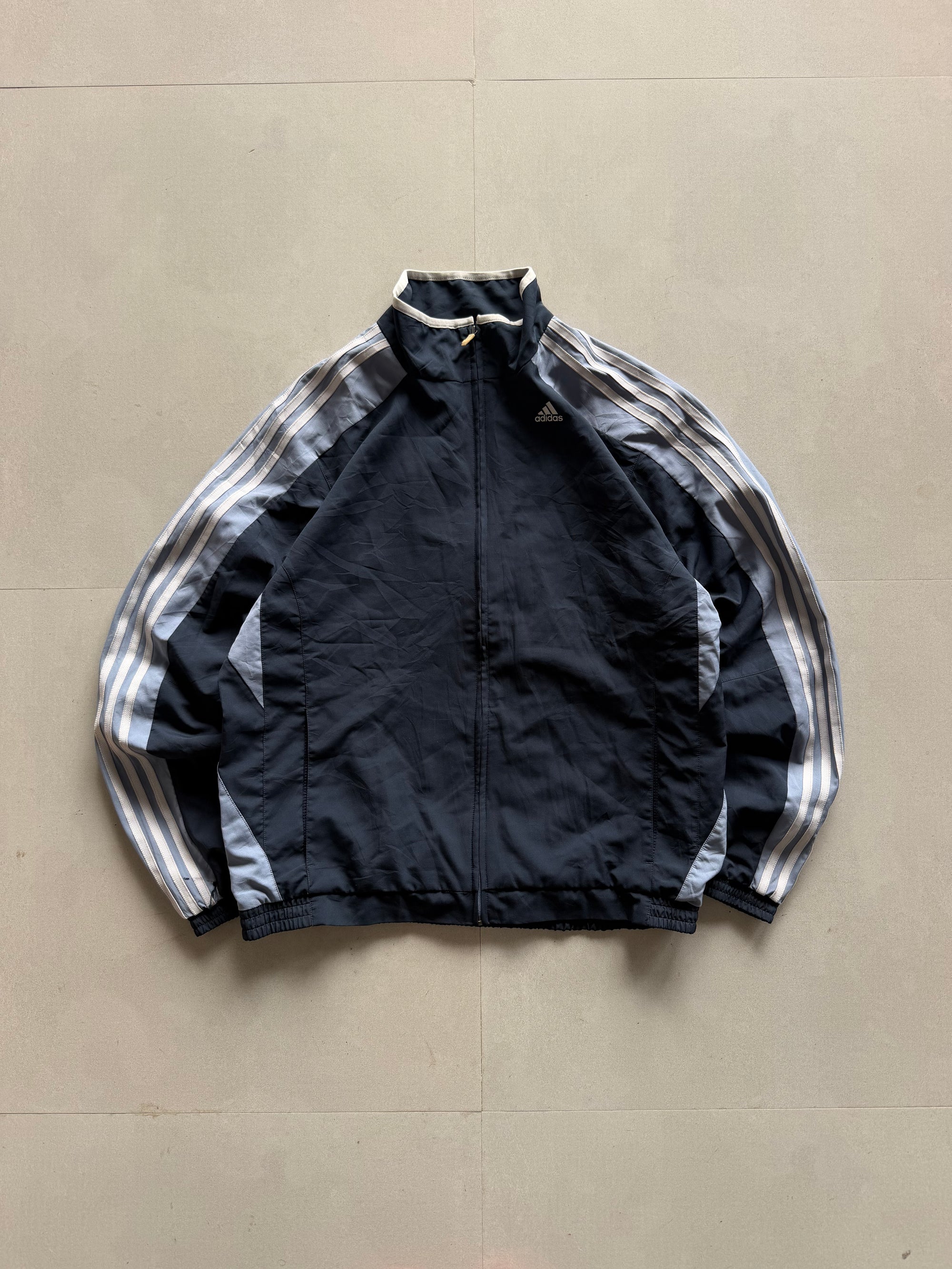 VINTAGE ADIDAS STRIPED JACKET - XL