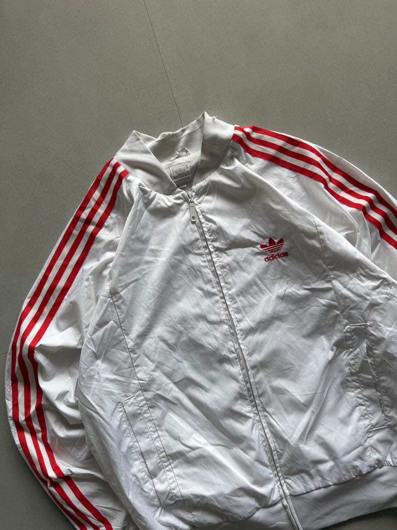 VINTAGE ADIDAS STRIPED JACKET - M