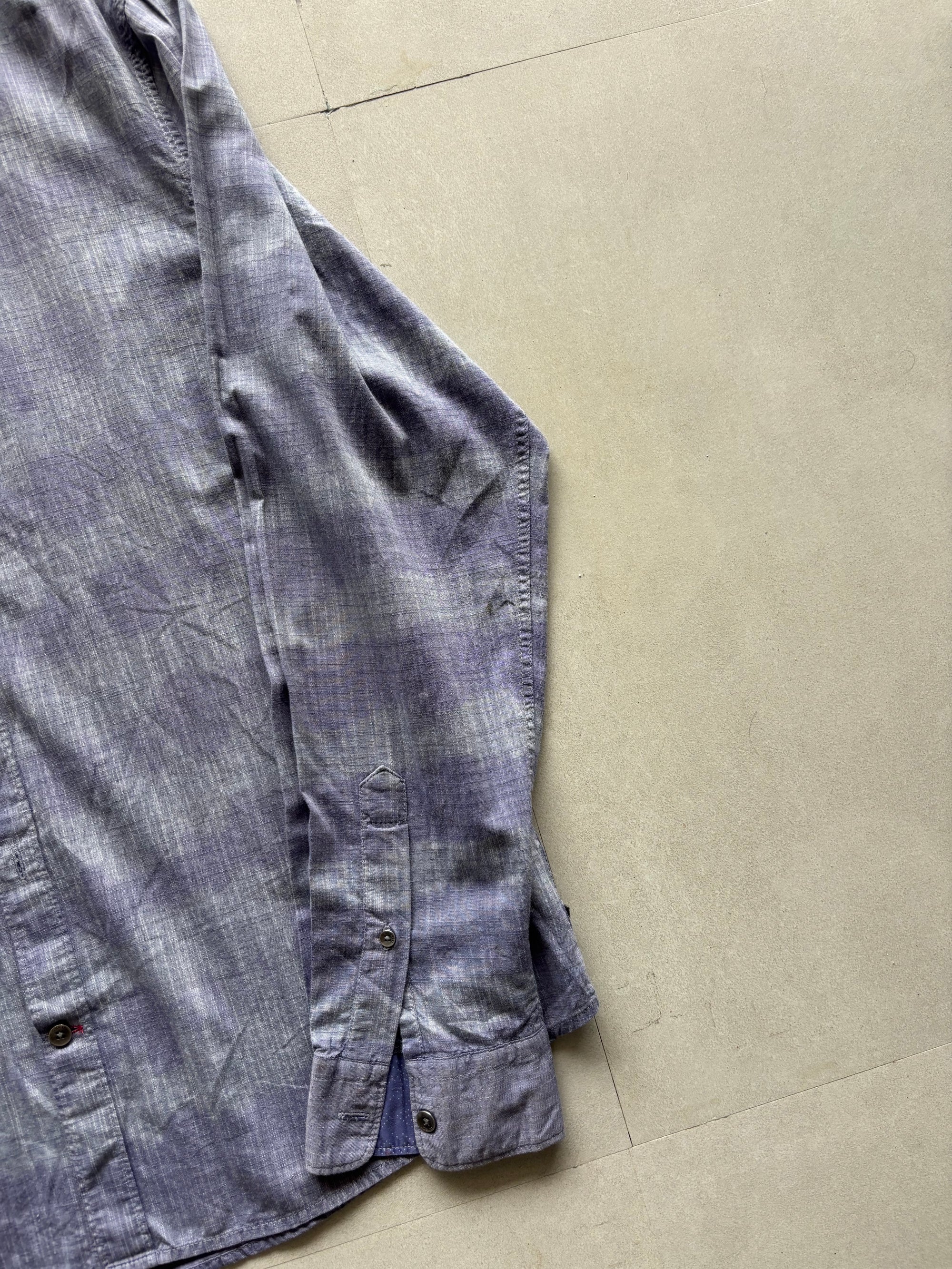 GUESS PURE LINEN SHIRT - L