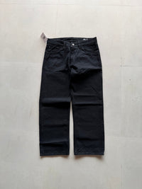 DARK BLACK WIDE LEG