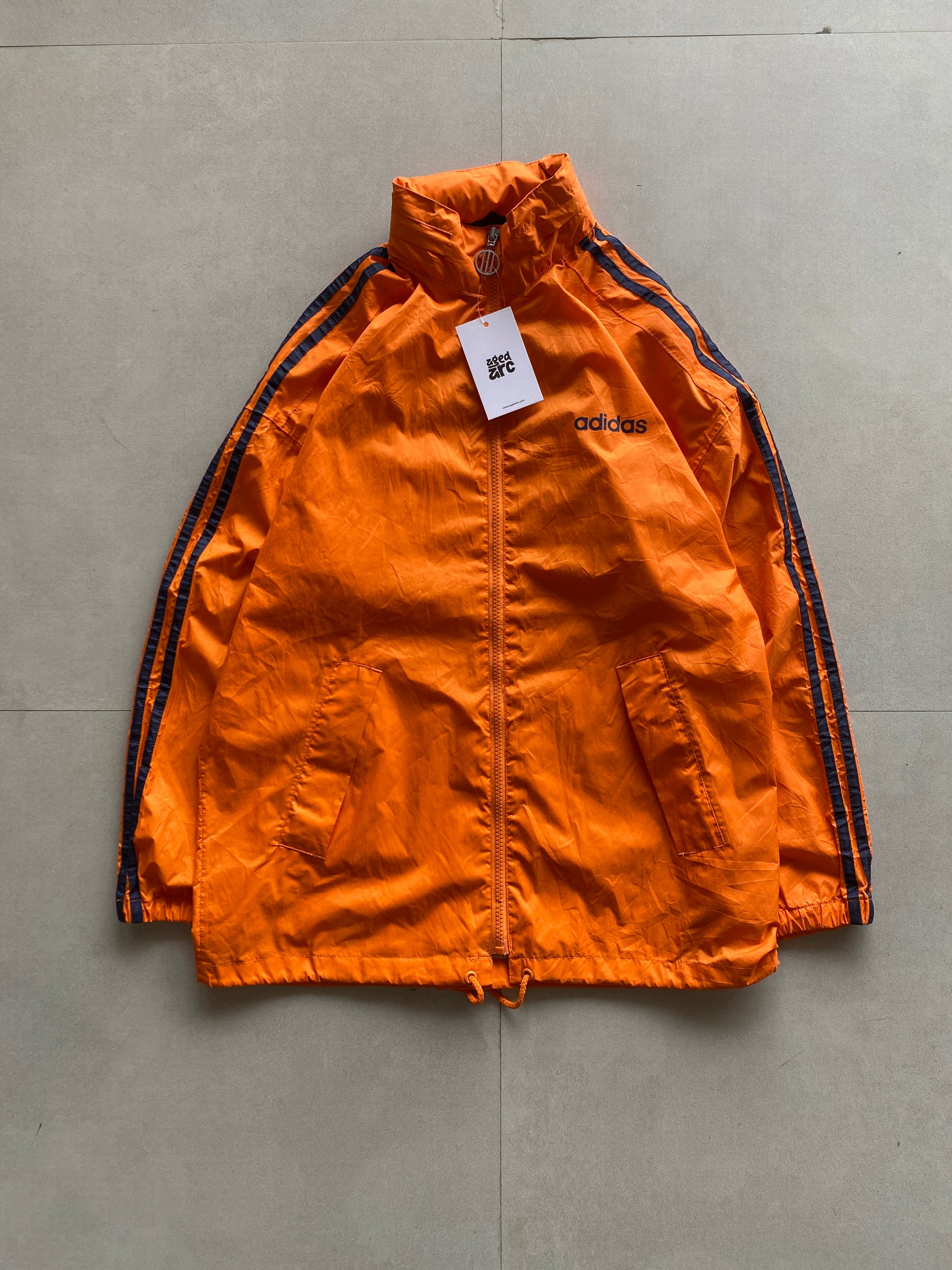 VINTAGE ADIDAS ORGINALS STRIPED JACKET - M