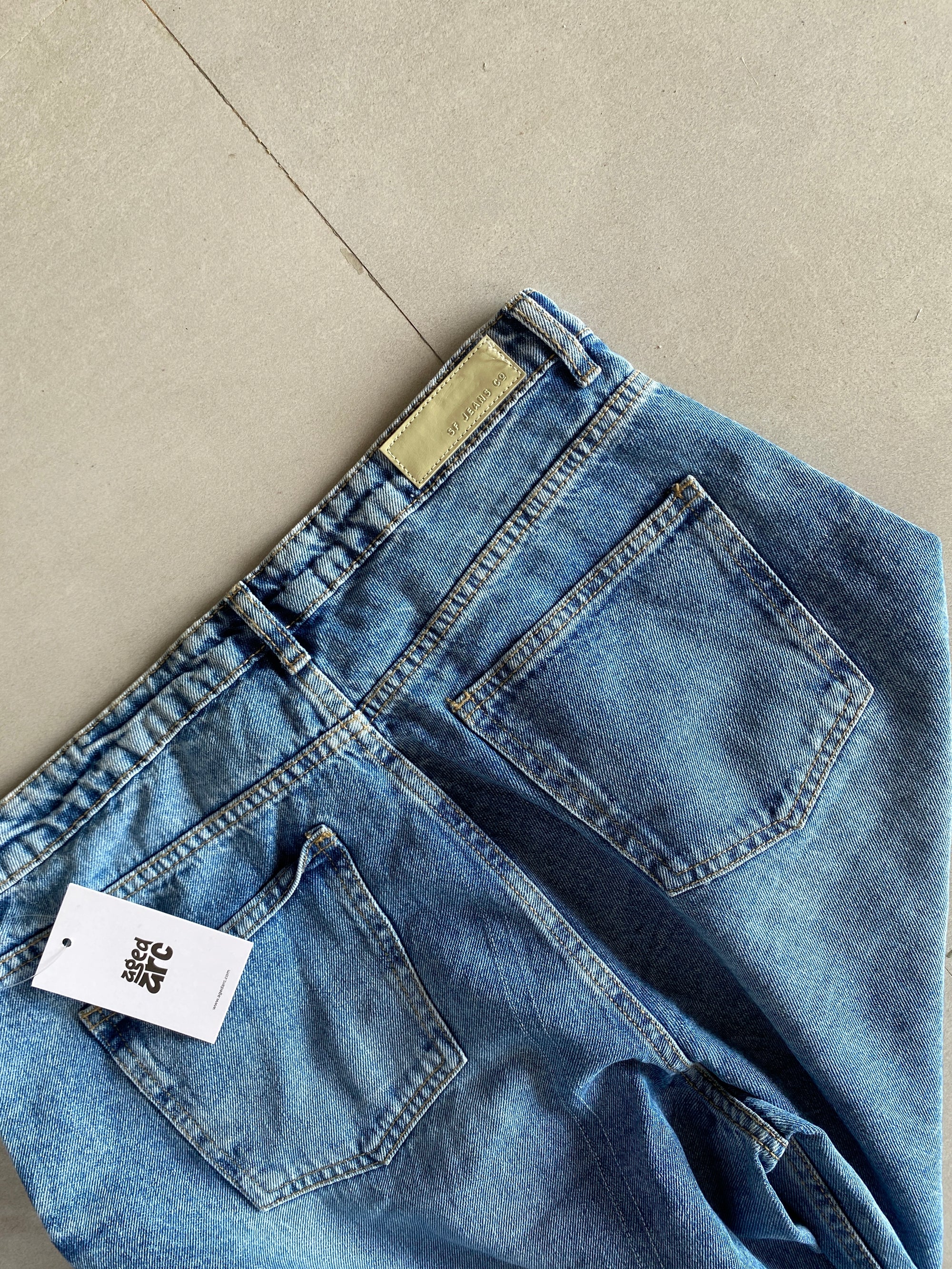 BAGGY MULTI POCKET DENIM - M