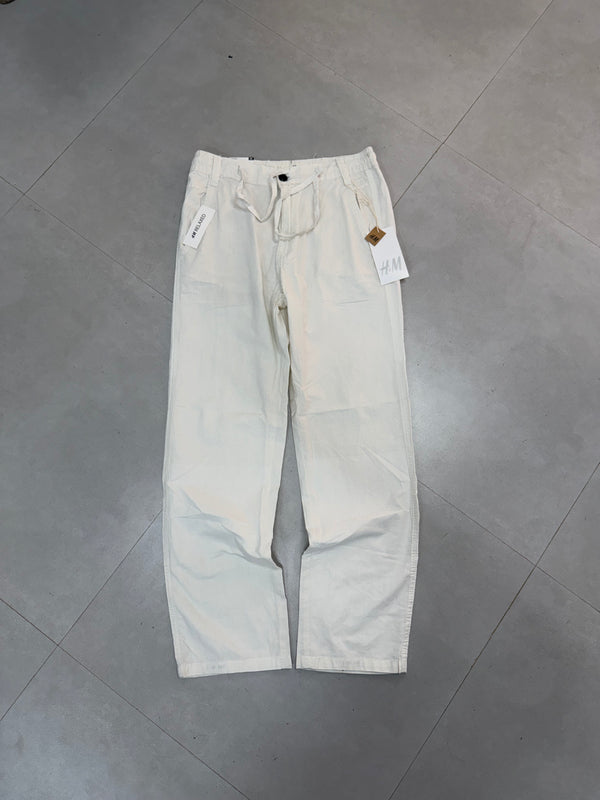 H&M LINEN PANT - M