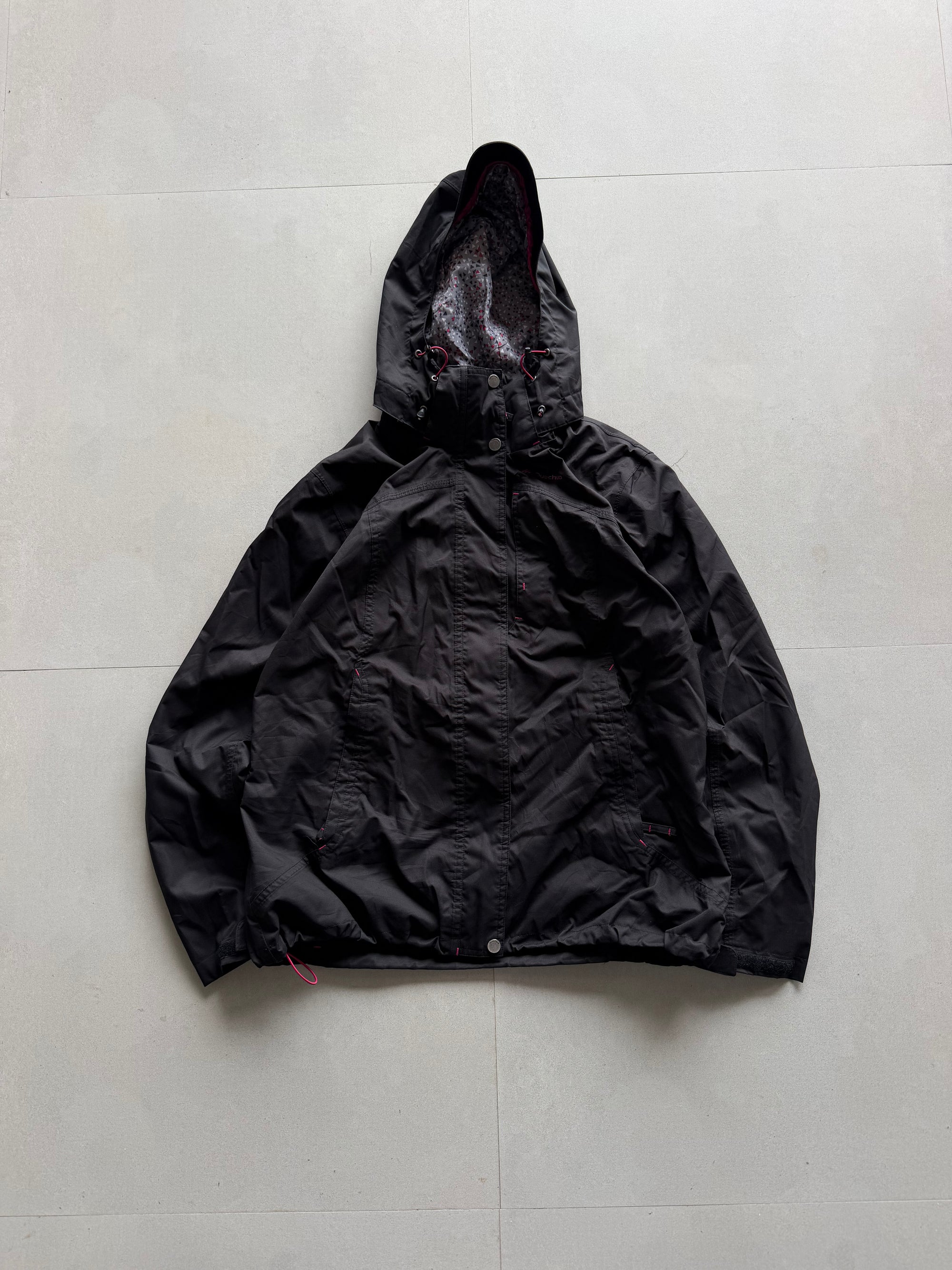 QUECHUA HOODED TACTICAL JACKET - M